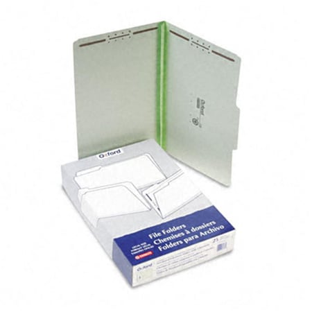 Esselte Pendaflex Pressboard Folders with two 2 Cap Fasteners Legal Green, 25PK 17186